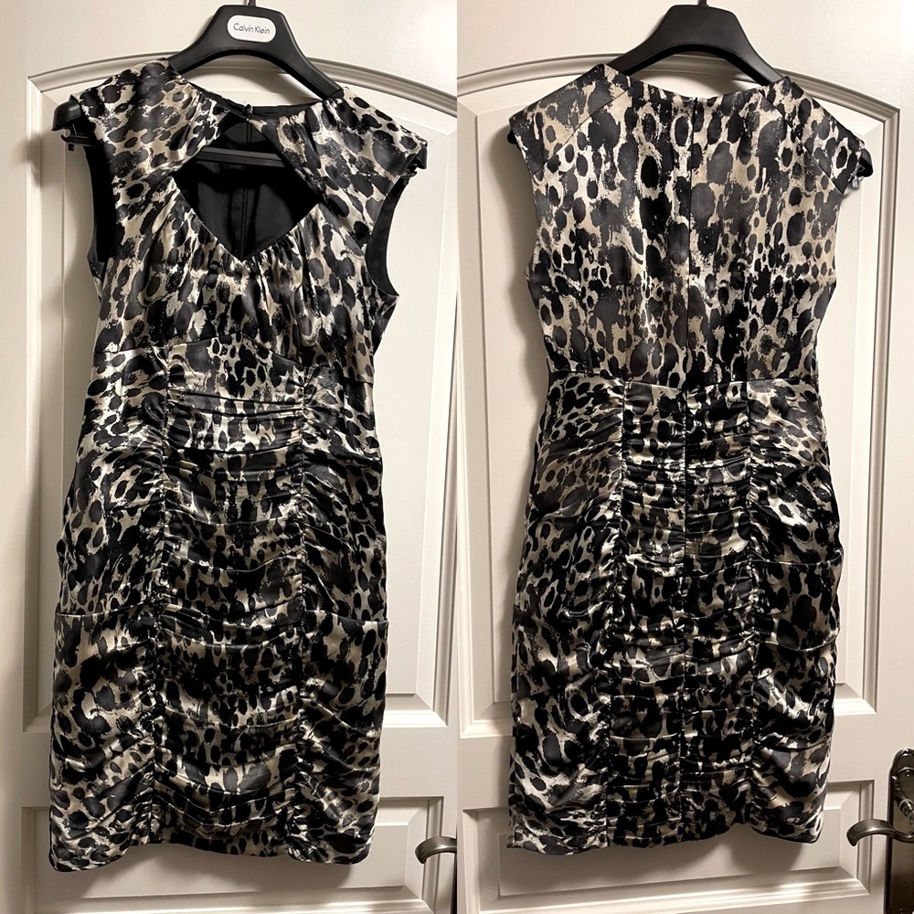 Nanette Lepore silk rouched cocktail dress